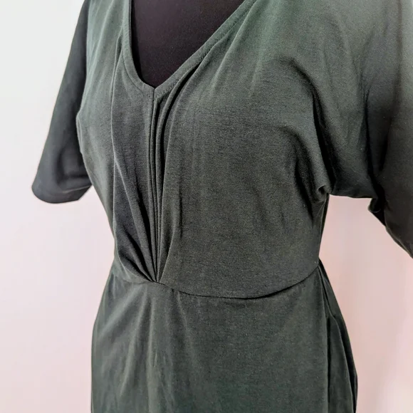 Pact Dark Green Midi Dress - Picture 5 of 7